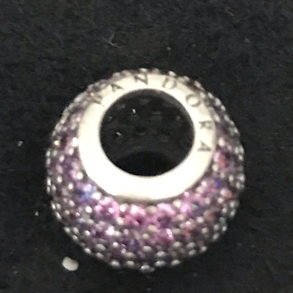 NWOT Pandora pink pave charm - Picture 6 of 8